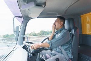 18-wheeler driver fatigue